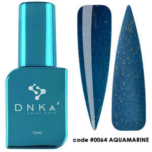 Rubber Base FRENCH DNKa' (cover) #0064 AQUAMARINE,  12 ml
