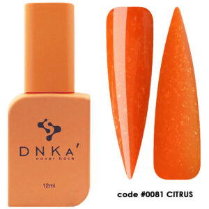 Rubber Base FRENCH DNKa' (cover) #0081 CITRUS,  12 ml